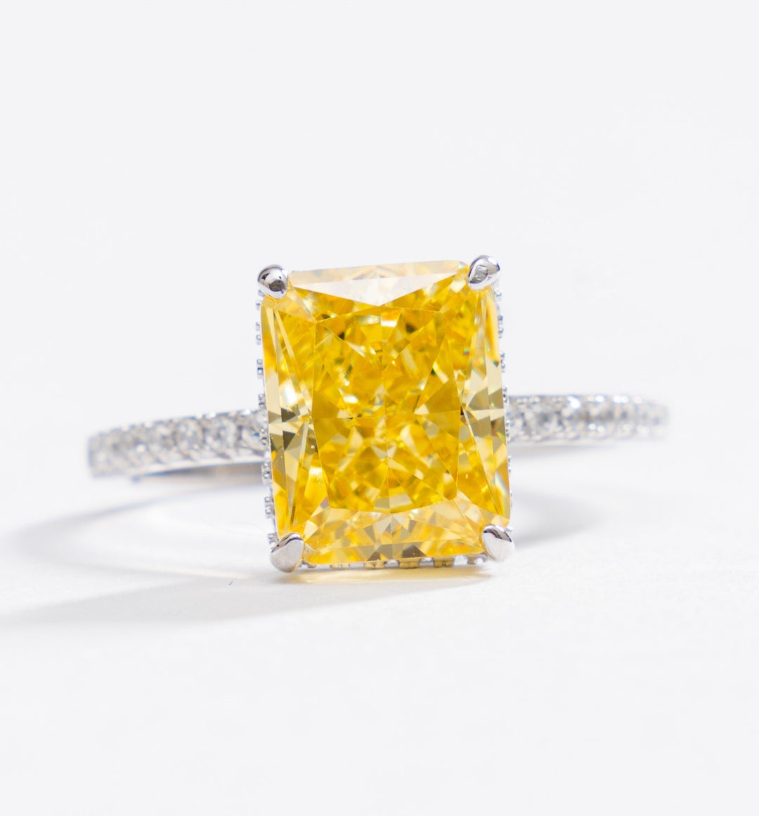 The Serafina Rings: Honey Amber Yellow