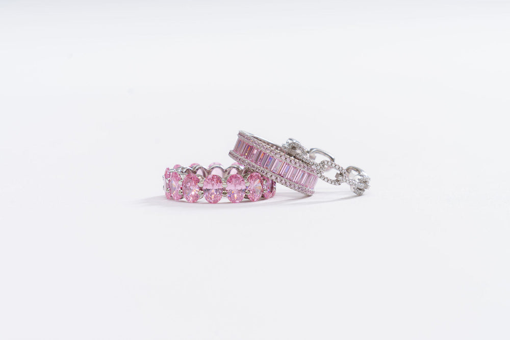 Belle Baguette Eternity Band - Pinkaholics Anonymous