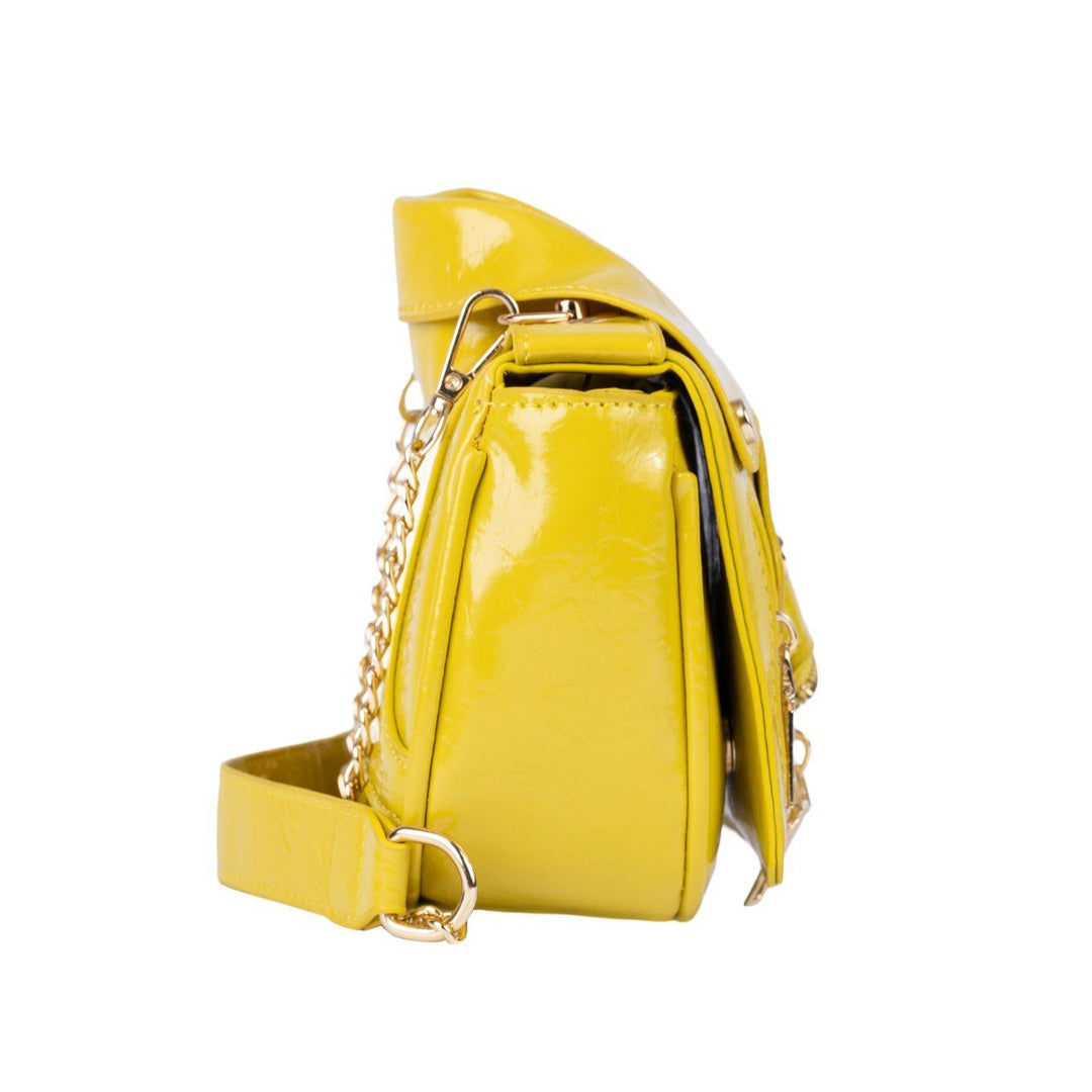 The Jacket Bag: Yellow Leather - Pinkaholics Anonymous