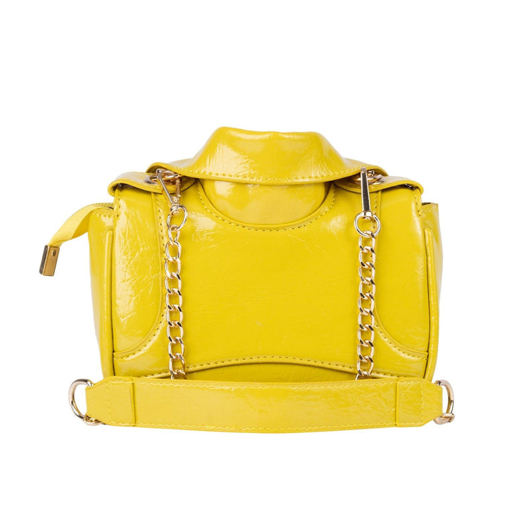 The Jacket Bag: Yellow Leather - Pinkaholics Anonymous